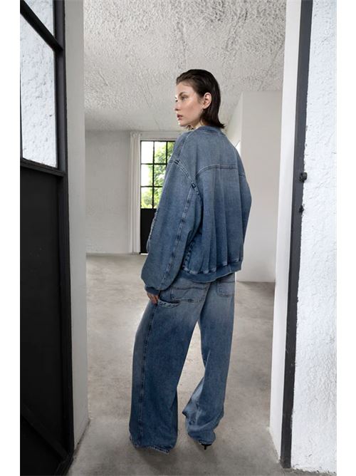 bomber davon NINE:INTHE:MORNING | 9SS26-DAV04DENIM CHIARO